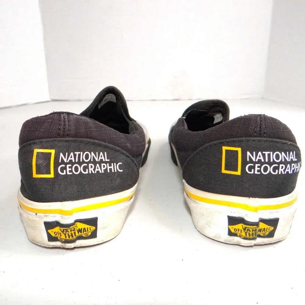 Vans‎ x National Geographic Slip-On Greenland Glacier Shoes Mens 6 Womens 7.5